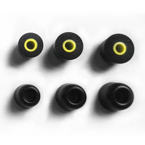 KZ Memory Foam repropper 3 par - Sort (Ny version)