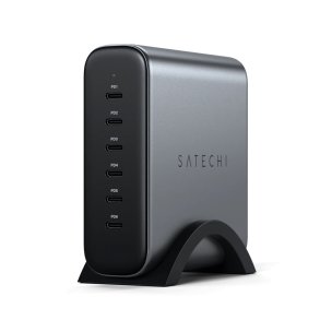 Satechi 200W USB-C 6-ports GaN-oplader med USB-C 6 porte