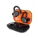 Skullcandy Push Active True Wireless In-Ear hovedtelefon - Sort/Orange