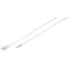 VIVANCO Longlife Flettet Micro-USB kabel 1,5m Hvid