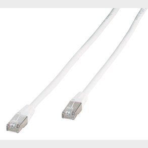 VIVANCO CAT5e, RJ45 netvrkskabel, Hvid, 5 m
