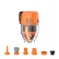 FLEXTAIL MAX PUMP 3 � Elektrisk luftpumpe med campinglys � Orange