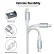 SiGN 3-in-1 Cable 0,25m, Lightning, USB-C, Micro-USB 5V, 3A