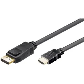 DWire Displayport HDMI Sort 1 m.