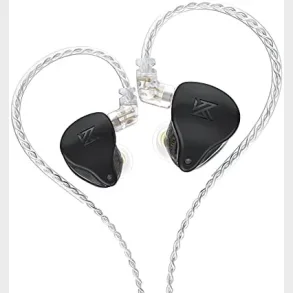 KZ AST Headset Med Mikrofon Sort