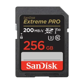 Sandisk Extreme Pro 256GB 200MB/s UHS-I C10 V30 U3