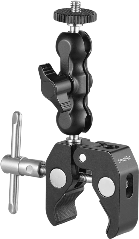 SmallRig 2164 Multi-functional Crab-Shaped Clamp w/ Ballhead Magic Arm ...