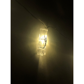 Photoclips with LED light 3m 20 clips