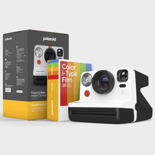 POLAROID Now Gen 2 E-box instantkamera - Sort & Hvid
