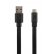 Xtorm Flat USB-A / Micro-USB Kabel 3m Sort