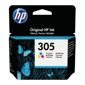 HP 305 cyan/magenta/gul - Blk