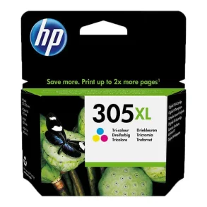 HP 305XL cyan/magenta/gul - Blk