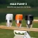 FLEXTAIL MAX PUMP 3 � Elektrisk luftpumpe med campinglys � Orange