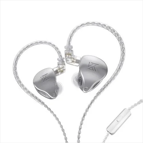 KZ AST Headset Med Mikrofon Slv