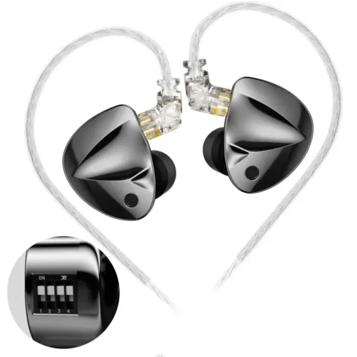 KZ D-Fi uden mikrofon & med tuning - Sort