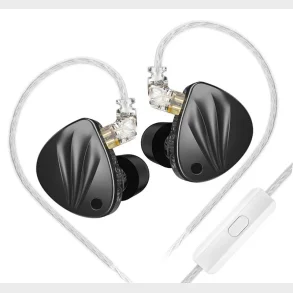 KZ Krila med mikrofon - Sort