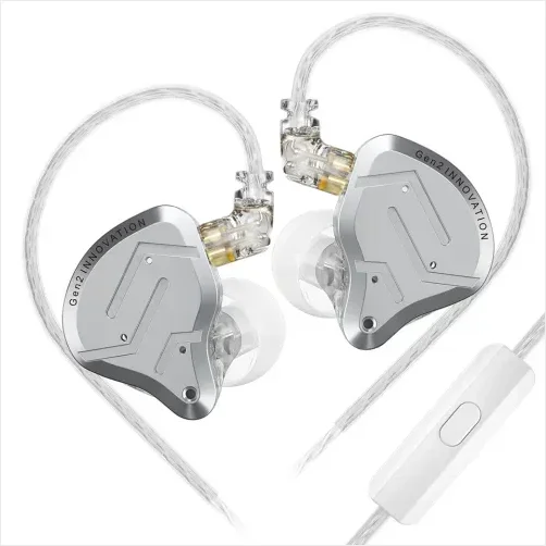 KZ ZSN Pro 2 med mikrofon - Slv