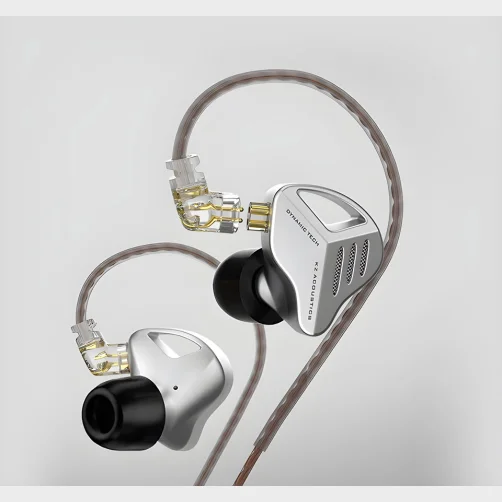 KZ ZVX uden mikrofon - Slv