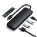 Satechi USB-C Hybrid 1-i-1 m. indbygget SSD lagerrum &amp; 4K HDMI Port - Sort