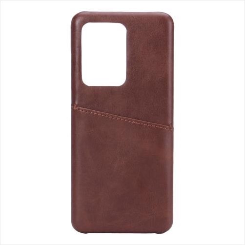 ONSALA Mobil Cover Brun Samsung S20 Ultra med Kortrum