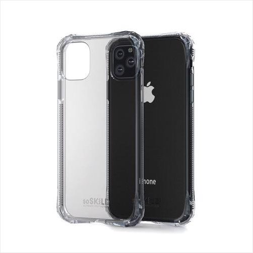 Stdabsorberende SoSkild transparent iPhone 11 Pro cover