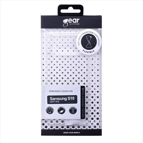 GEAR Mobil Cover Transparent TPU Samsung S10