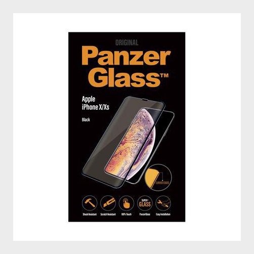 Panzerglass Iphone X / XS / 11 PRO Black Premium - Curved edges