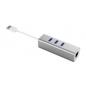 Satechi 2-i-1 USB 3.0 HUB/Ethernet Port