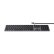Satechi Tastatur med USB Sort/Slv - Nordisk