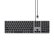 Satechi Tastatur med USB Sort/Slv - Nordisk