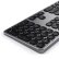 Satechi Tastatur med USB Sort/Slv - Nordisk