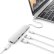Satechi Slim USB-C Multiport Adapter m. 4K HDMI Silver