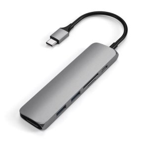Satechi Slim USB-C Multiport Adapter V2 Space Grey