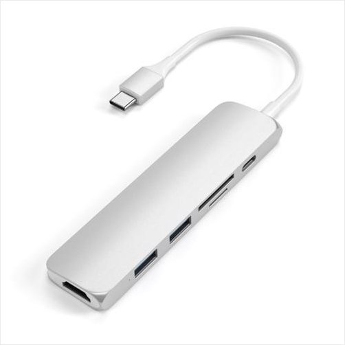 Satechi Slim USB-C Multiport Adapter V2 Slv