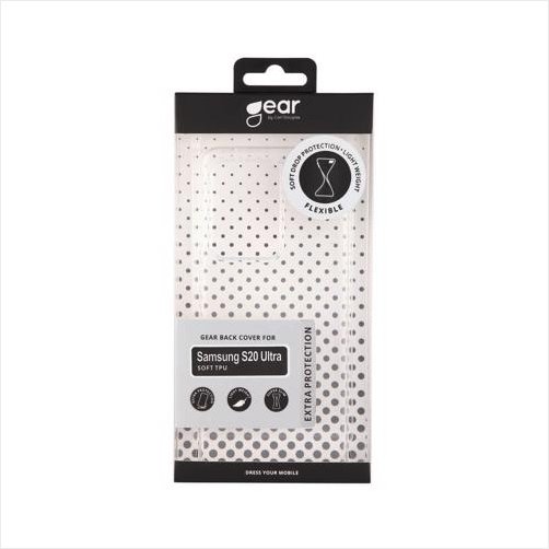 GEAR Mobil Cover Transparent TPU Samsung S20 Ultra