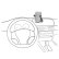 ZENS Billader/Holder Qi Trdls USB 5W Vindue/ Instrumentbrt