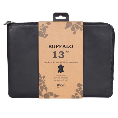 trække sig tilbage Pudsigt Menda City Buffalo computer sleeve i brun læder til 13" | Høj kvalitet | Befro.dk